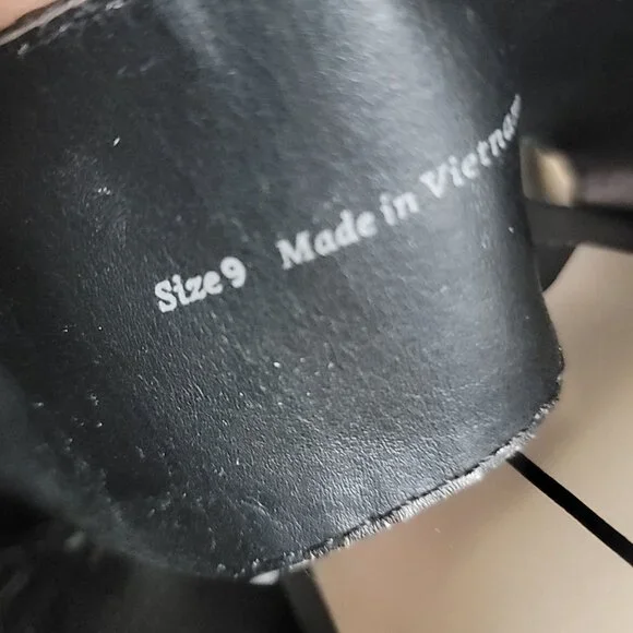 NEW Dolce Vita Onnie Sandals Womens 9 Chic Classy Retro Modern Slip On Square To - Picture 8 of 9